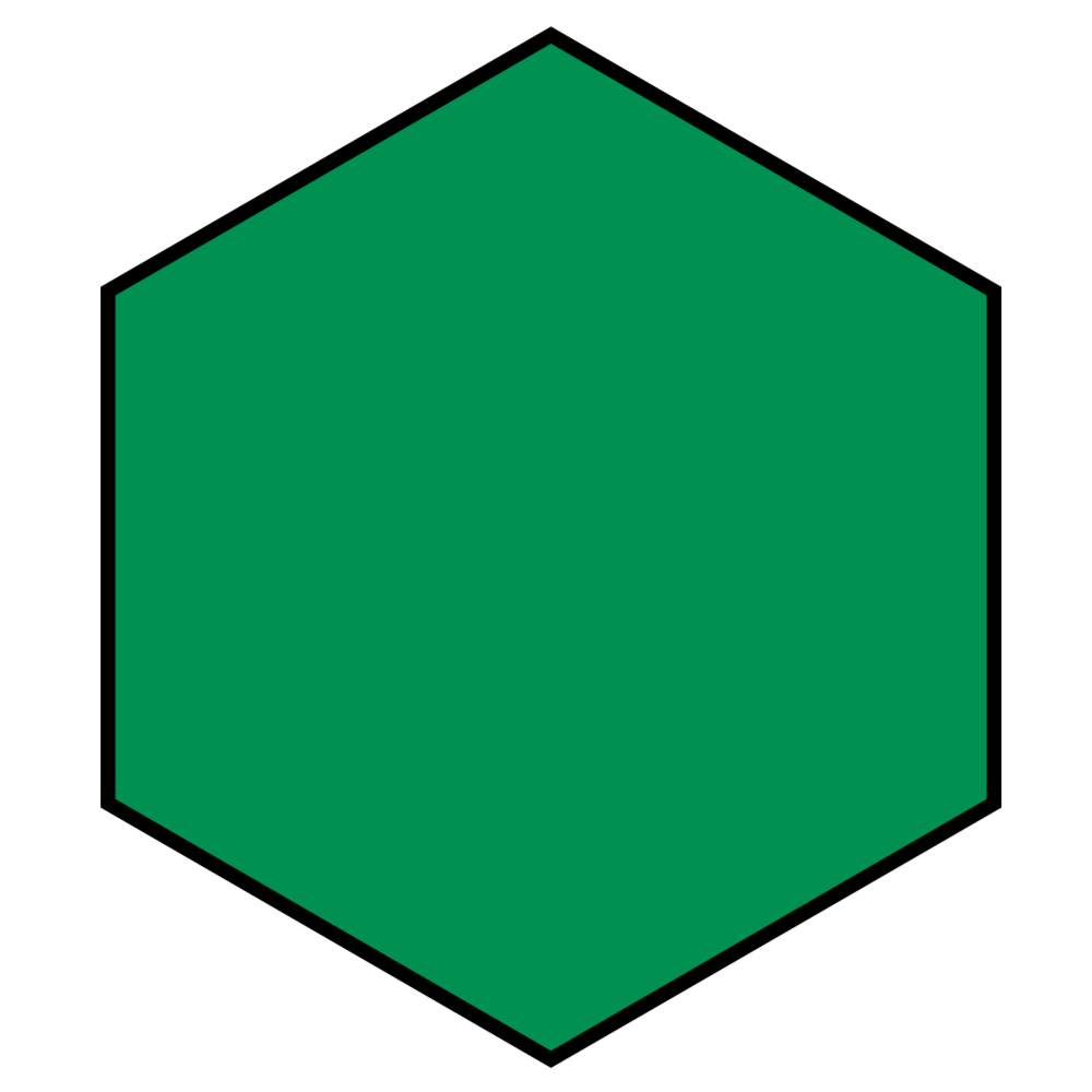 green polygon